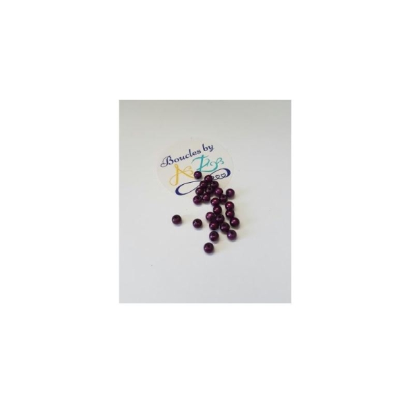 Perles magiques violettes 4mm x30 - Photo n°1