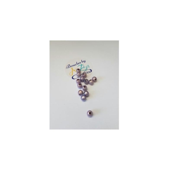 Perles magiques violettes 6mm x20 - Photo n°1