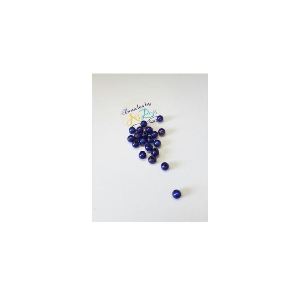Perles magiques bleues 6mm x20 - Photo n°1