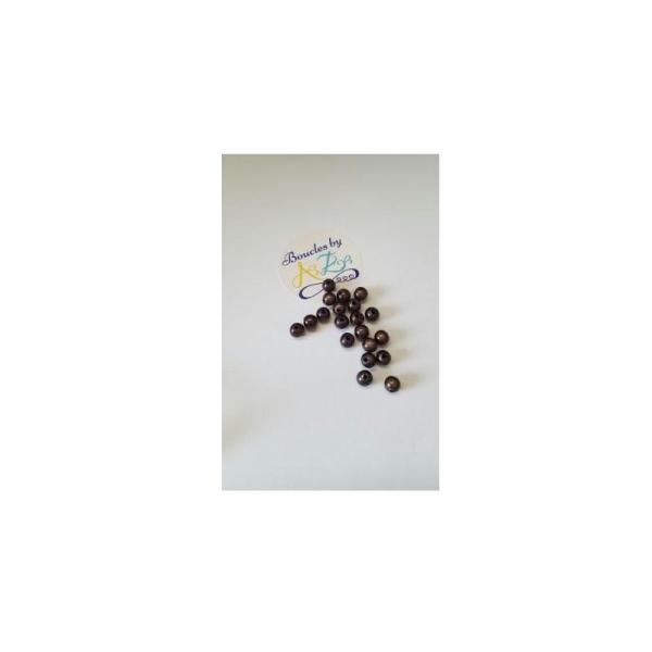 Perles magiques noires 6mm x20 - Photo n°1