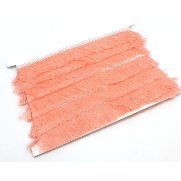 50cm De Galon Frange De Couleur Rose Orange Saumon En Polyester Et Coton - Photo n°1