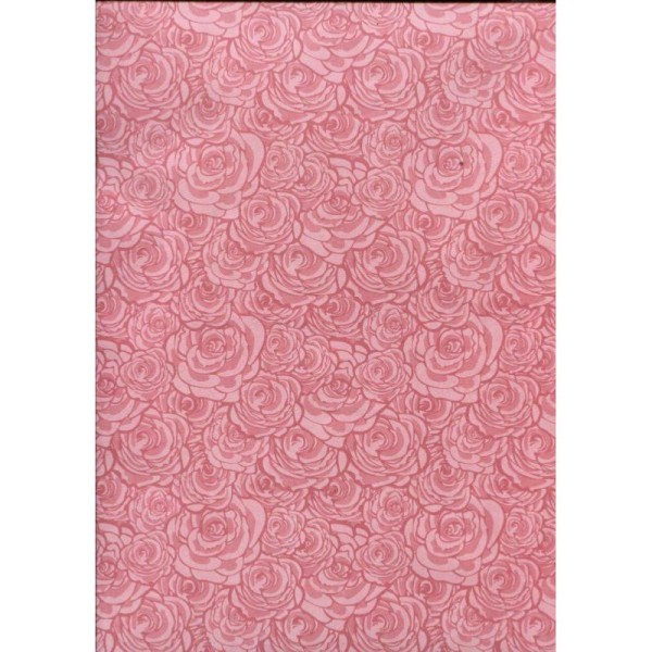 Mille roses rose, papier fantaisie - Photo n°1