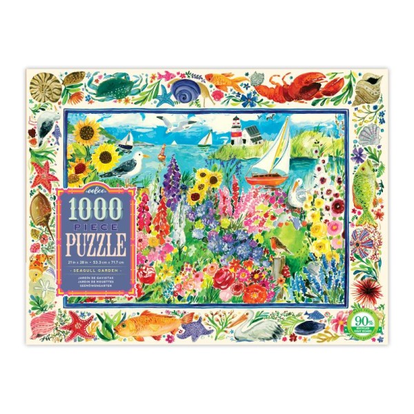 Puzzle 1000p- le jardin des mouettes - Photo n°1