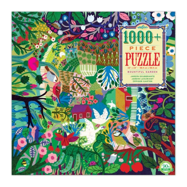 Puzzle 1008p- jardin luxuriant - Photo n°1