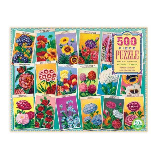 Puzzle 500p- cultiver un jardin - Photo n°1