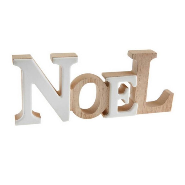 Déco Lettres de NOEL bicolore en bois 22 cm - Photo n°1