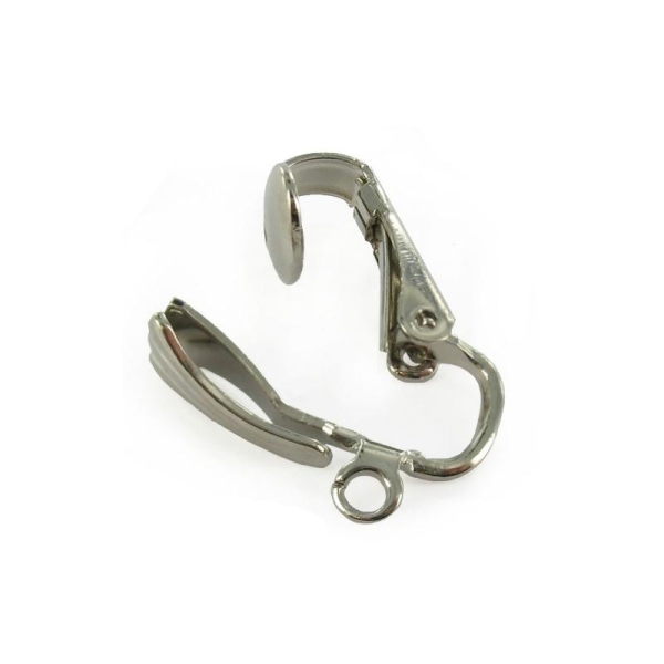 Boucles d'oreilles, système clips simple avec anneau - Sachet d'une paire - Photo n°1