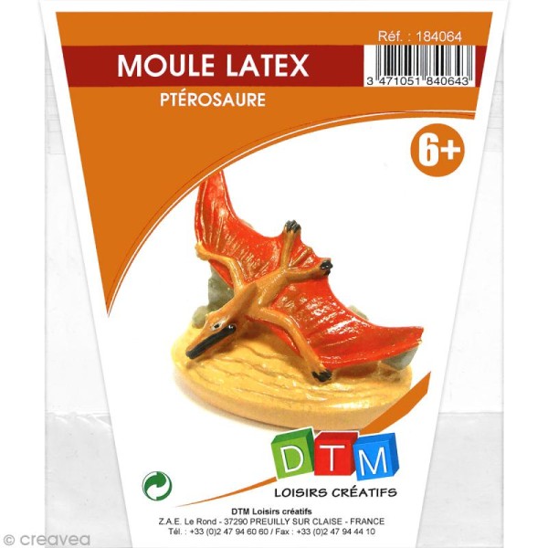 Moule latex - Dinosaure - Ptérosaure - 7 cm - Photo n°1