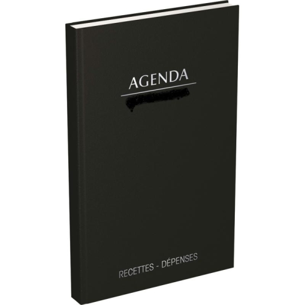 Agenda Recettes/Dépenses - 2019 - Noir - Photo n°1