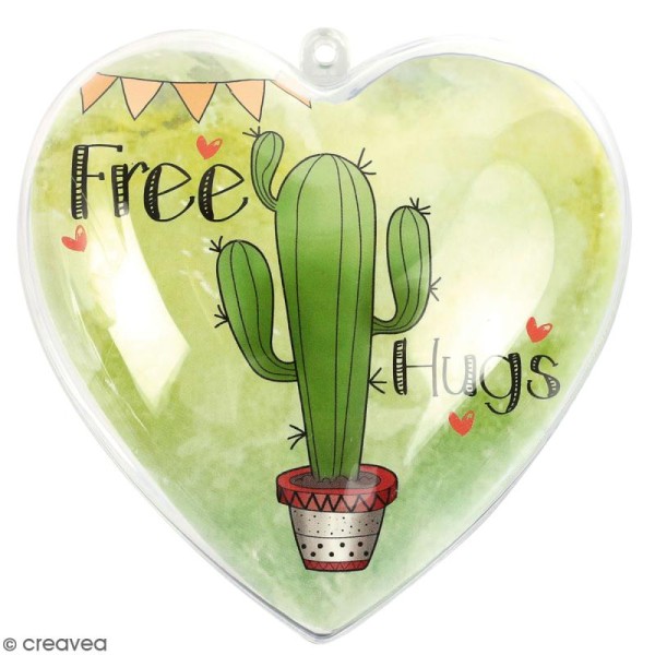 Coeur cadeau créatif - Free hugs - 5 pcs - Photo n°1