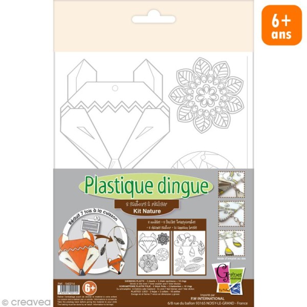Kit plastique dingue Bijoux - Sautoirs nature - Photo n°1