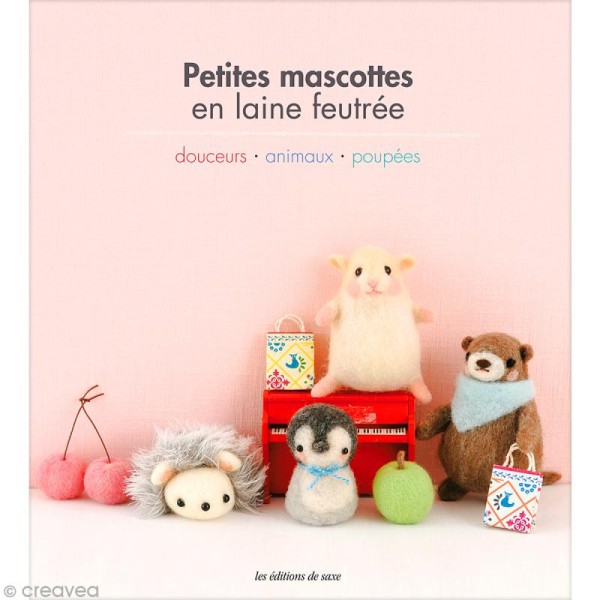 Livre animaux en feutrine - Petites mascottes en laine feutrée - Photo n°1