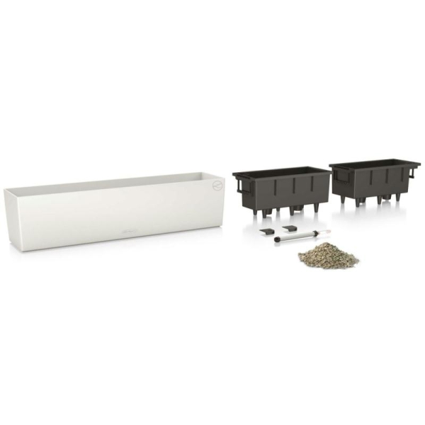 Lechuza Jardinière Balconera Color 80 All-in-one Blanc 15680 - Photo n°5