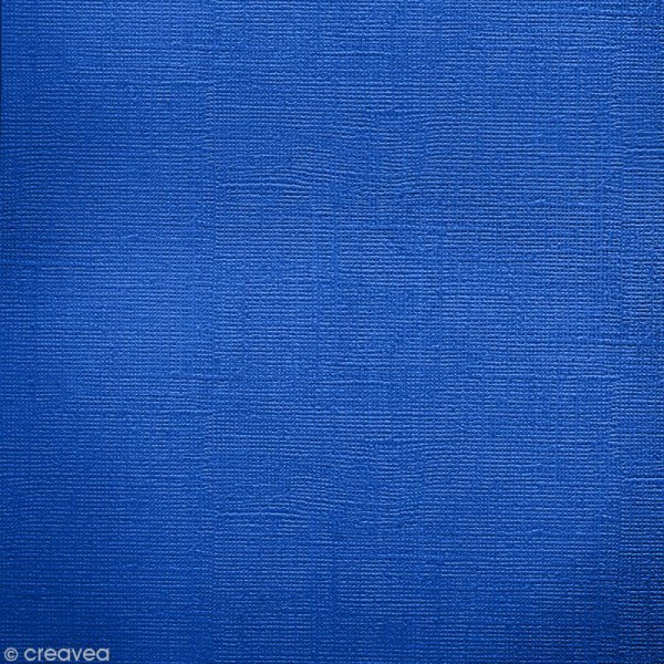 Feuille de papier tissé adhésif 30 x 30 cm - Bleu vif - Photo n°2