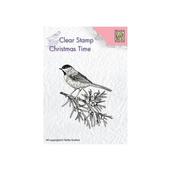 Tampon clear transparent scrapbooking NELLIE'S S CHOICE OISEAU - Photo n°1