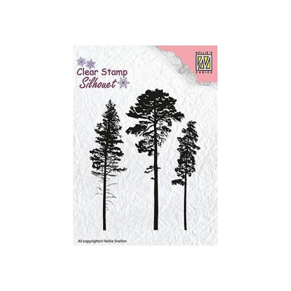 Tampon clear transparent scrapbooking NELLIE'S S CHOICE ARBRE - Photo n°1