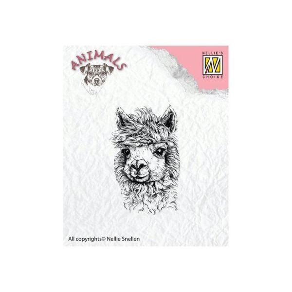 Tampon clear transparent scrapbooking NELLIE'S S CHOICE LAMA - Photo n°1