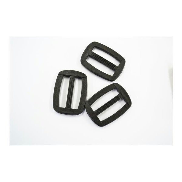 Boucle ceinture passant plastique noir 35x25mm - Photo n°1
