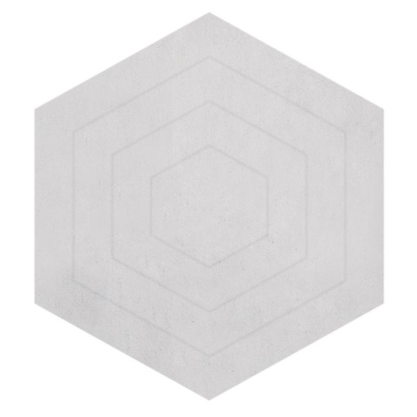 Tapis coton hexagone micro chip - Photo n°1