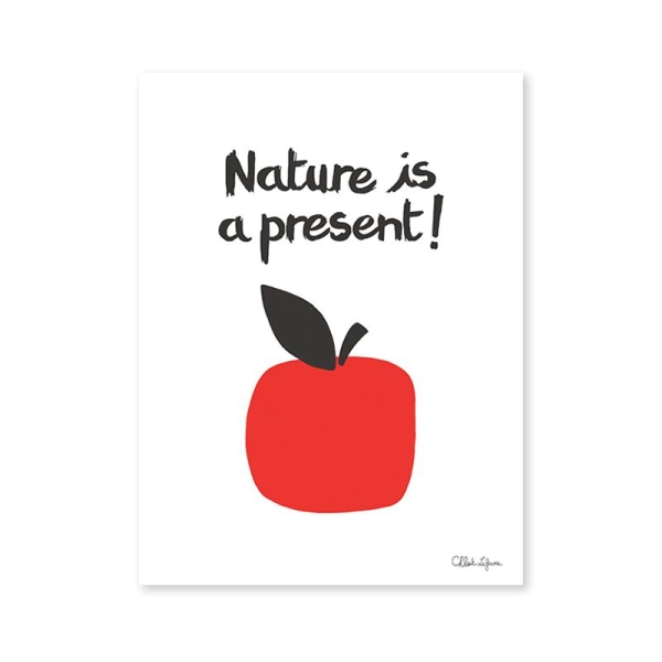 Affiche nature is a present, apples - Photo n°1