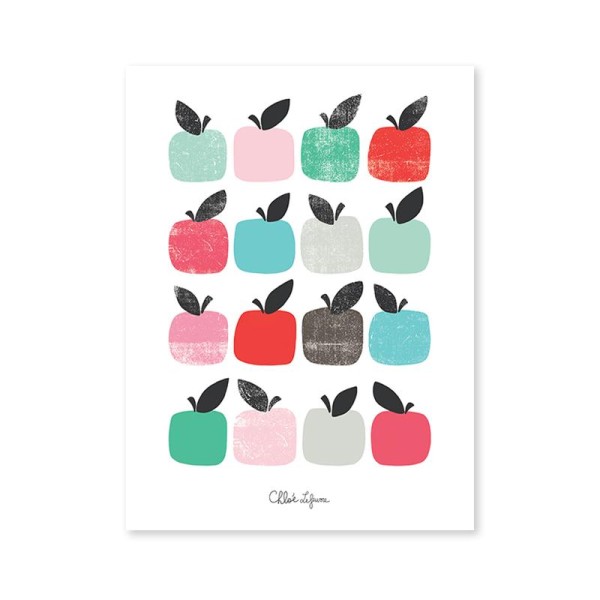 Affiche pommes - Photo n°1