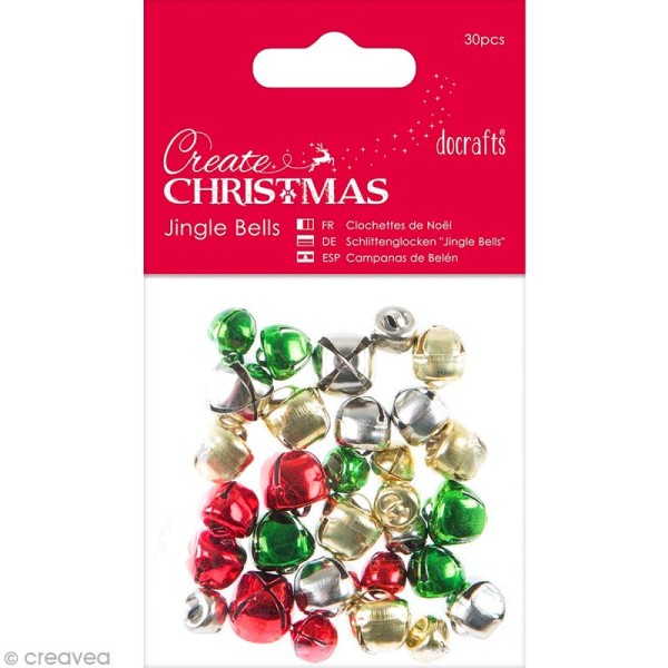 Mini clochettes - Create Christmas - 30 pcs - Photo n°1
