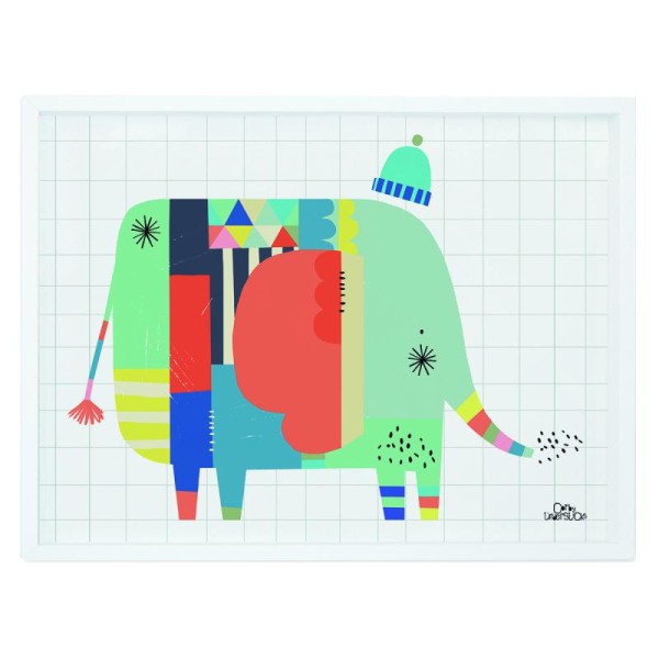 Affiche avec cadre imaginarium (elephant) - Photo n°1