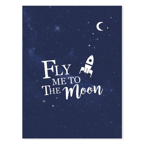 Affiche fly me to the moon - Photo n°1