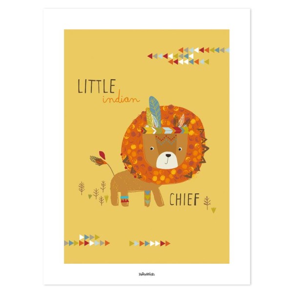 Affiche indians the little chief - Photo n°1