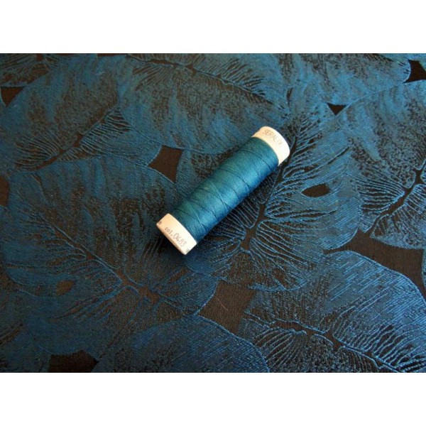Fil Couture Tous Tissus Polyester Oeko-Tex Séralon Amman Mettler Coloris 0483 Bleu Canard - Photo n°1
