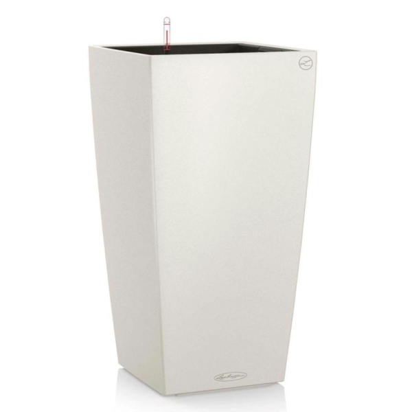 Lechuza Jardinière Cubico Color 30 All-in-one Blanc 13130 - Photo n°1