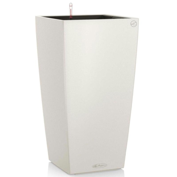 Lechuza Jardinière Cubico Color 40 All-in-one Blanc 13150 - Photo n°1