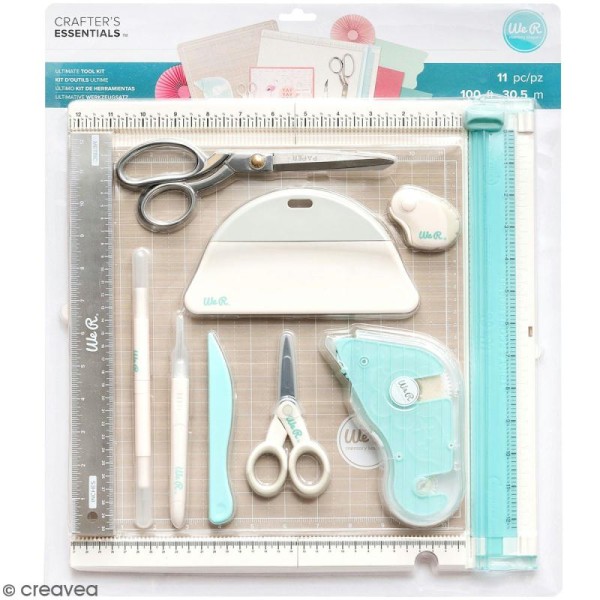 Set outils scrapbooking - Ultimate tool Kit We R Memory Keepers - 11 pcs - Photo n°1
