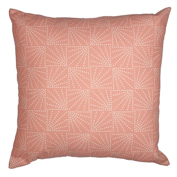 Coussin Eventail corail - Photo n°1