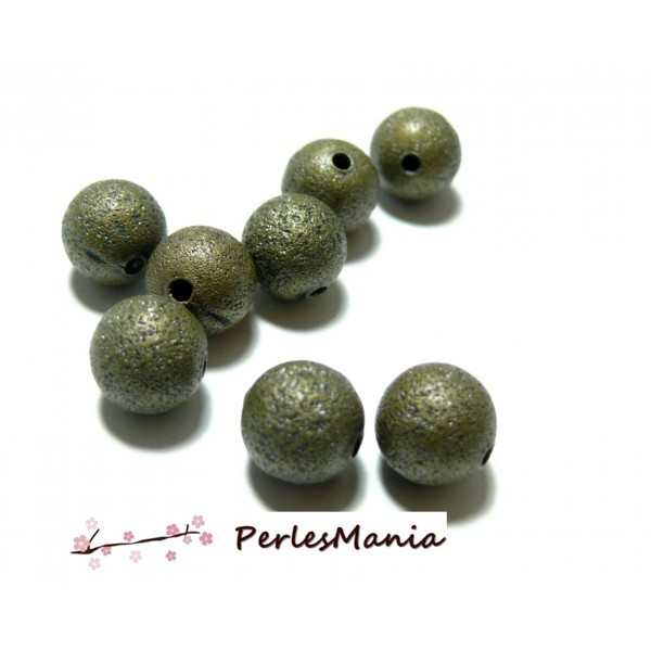 PS1121059 PAX 100 perles intercalaires stardust 4mm qualtié cuivre couleur Bronze - Photo n°1