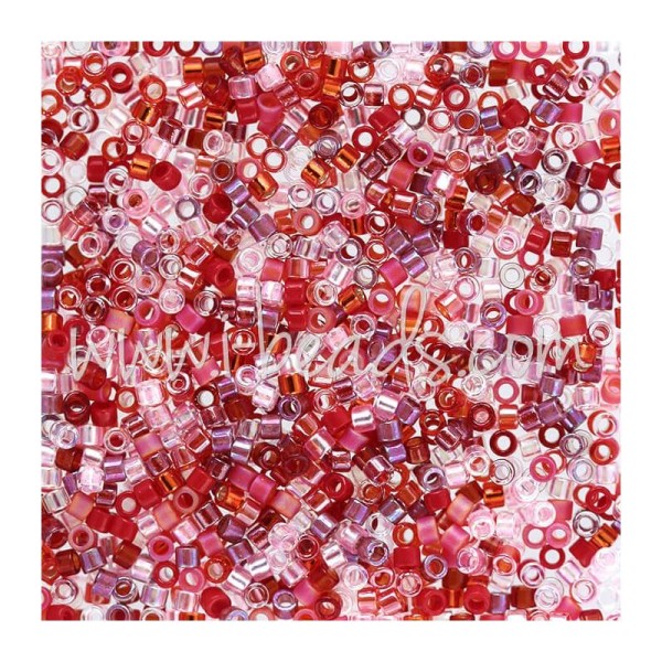 Miyuki Delica 11/0 Strawberry Fields Mix (5G) - Photo n°1