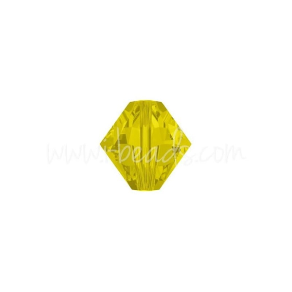 Perles 5328 Swarovski Xilion Bicone Yellow Opal 3Mm (40) - Photo n°1