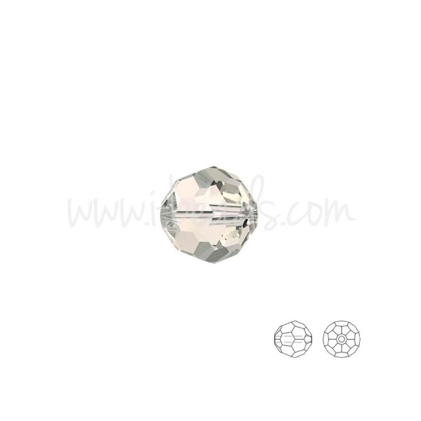 Perles Rondes Swarovski 5000 Crystal Moonlight 4Mm (20) - Photo n°1