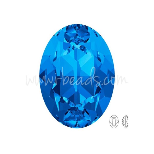 Cristal Swarovski 4120 Ovale Sapphire 18X13Mm (1) - Photo n°1