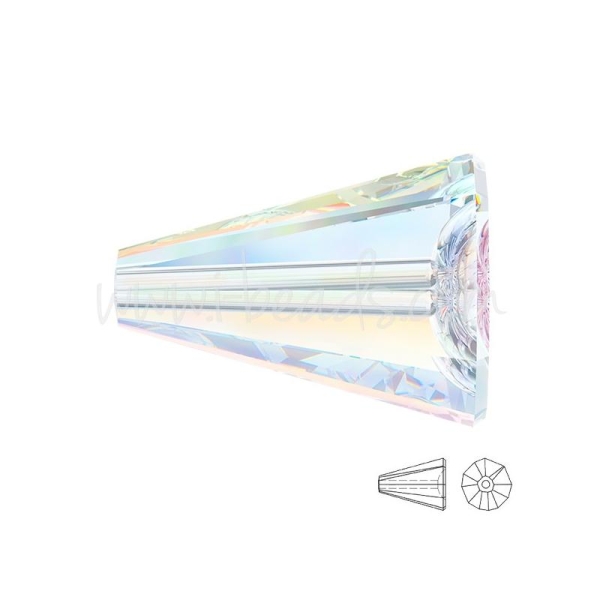 Perle Swarovski Artemis Crystal Ab 17Mm (1) - Photo n°1