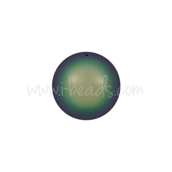 Perles 5810 Swarovski Crystal Scarabaeus Green Pearl 4Mm (20) - Photo n°1