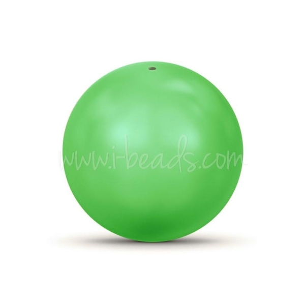 Perles Swarovski 5810 Crystal Neon Green Pearl 10Mm (10) - Photo n°1
