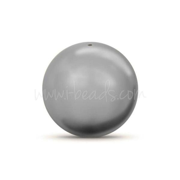 Perles Swarovski 5810 Crystal Grey Pearl 8Mm (20) - Photo n°1