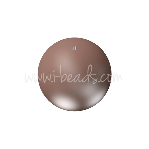Perles 5810 Swarovski Crystal Velvet Brown Pearl 6Mm (20) - Photo n°1