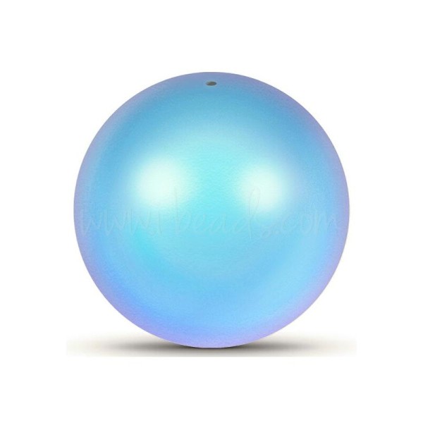 Perles 5810 Swarovski Crystal Iridescent Light Blue Pearl 12Mm (5) - Photo n°1