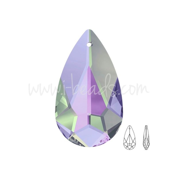 Pendentif Goutte D'Eau Swarovski Crystal Vitrail Light 24Mm (1) - Photo n°1