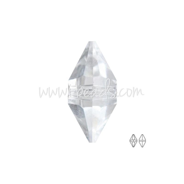 Swarovski Elements 5747 Double Spike Crystal 16X8Mm (1) - Photo n°1