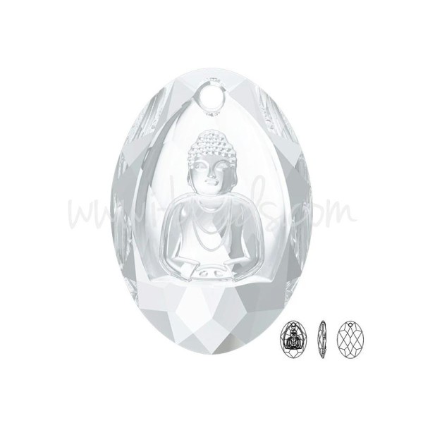 Pendentif Bouddha Swarovski 6871 Crystal 28X19.8Mm (1) - Photo n°1