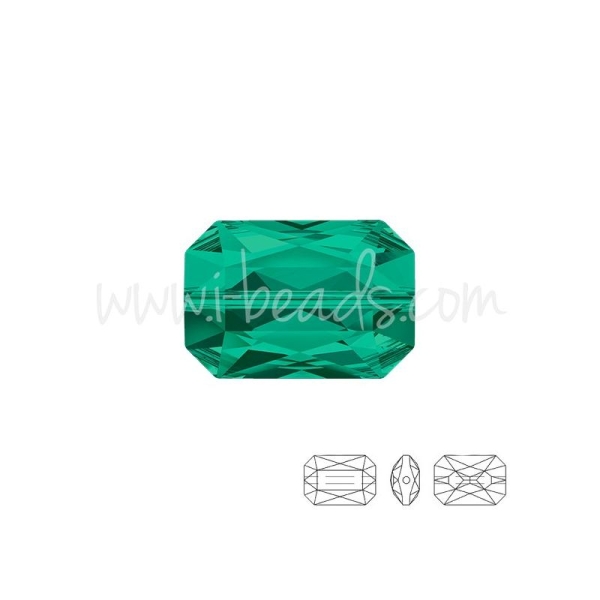 Perle Swarovski 5515 Emerald Cut Emerald 14X9.5Mm (1) - Photo n°1