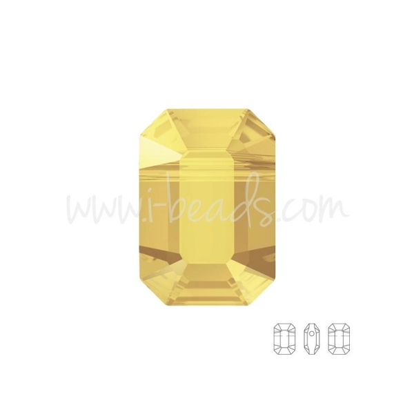 Perles Swarovski 5514 Pendulum Crystal Metallic Sunshine 8X5.5Mm (2) - Photo n°1